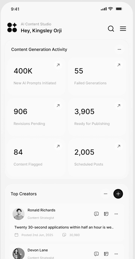 VOYAGER mobile app preview